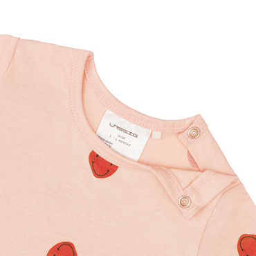 Lässig Playsuit Heart Peach Rose