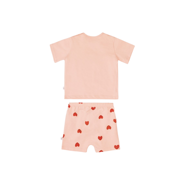 Lässig Pyjama Heart Peach Rose