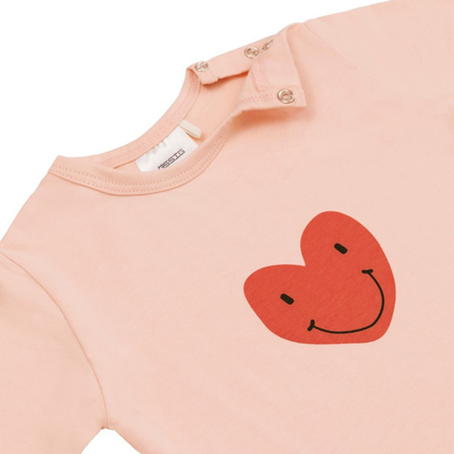 Lässig Pyjama Heart Peach Rose