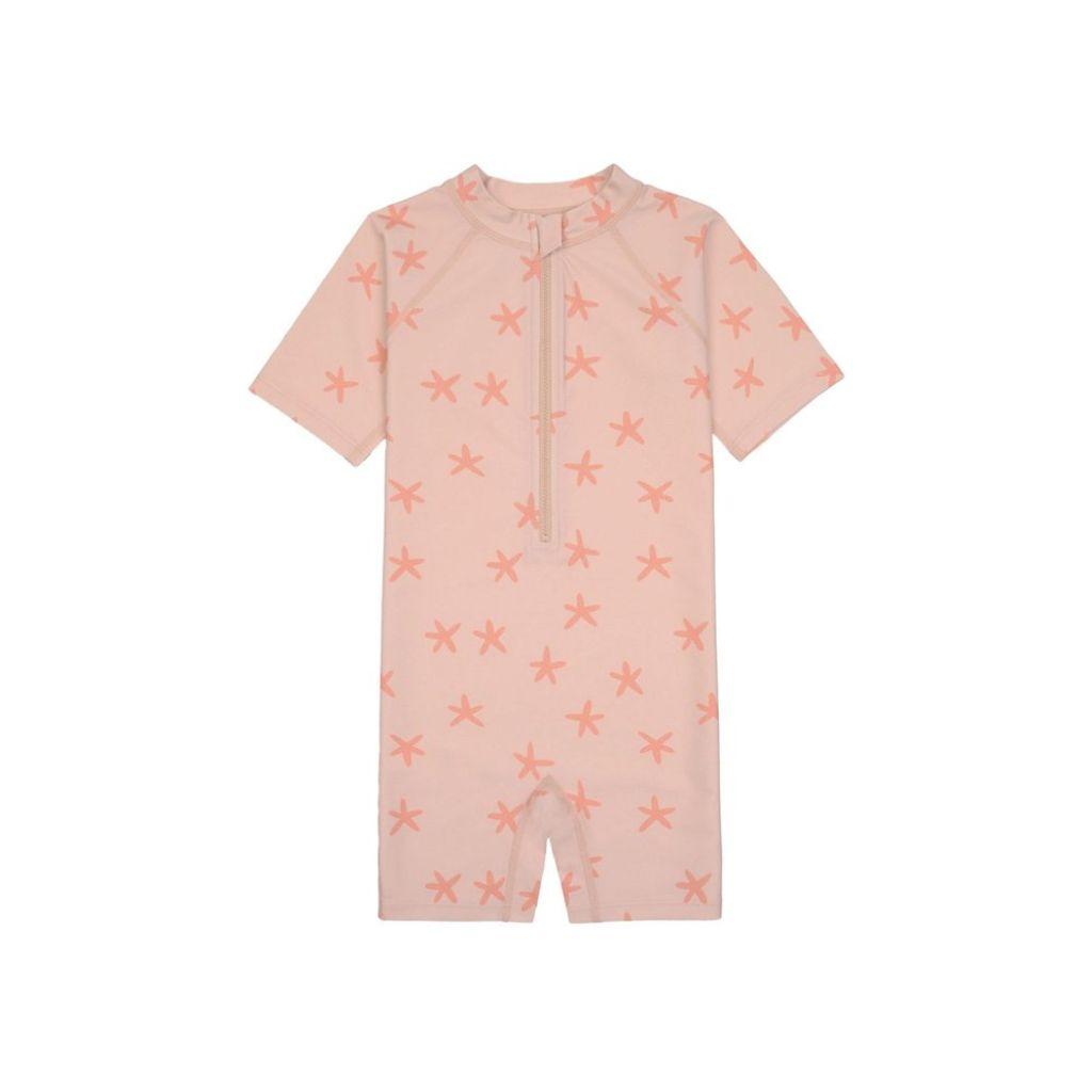 Sunsuit korte mouw Starfish girl Peach