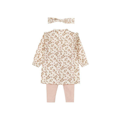 Dirkje Ensemble 3 pièces NOOS filles fleurs Off White