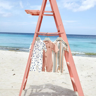 Lässig Combinaison anti-UV avec manches courtes Sunny Days Pink