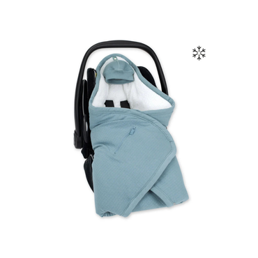 Bemini Couverture enveloppante Biside universelle Hiver bleu