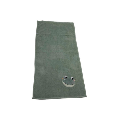 Dreambee Handdoek Oscar Kikker B 50 x L 100 cm - 2 stuks