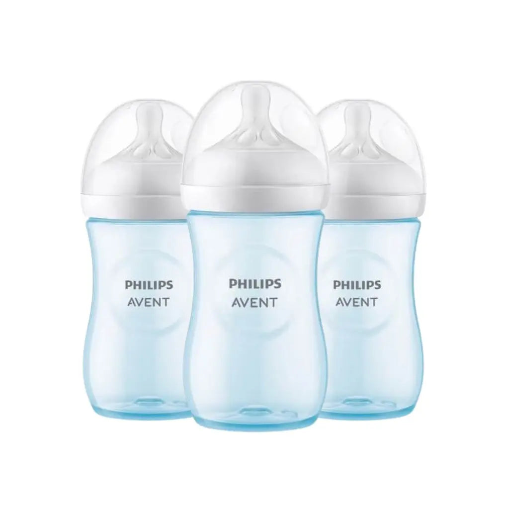 Philips AVENT Zuigfles Natural Response blauw 260 ml - 3 stuks