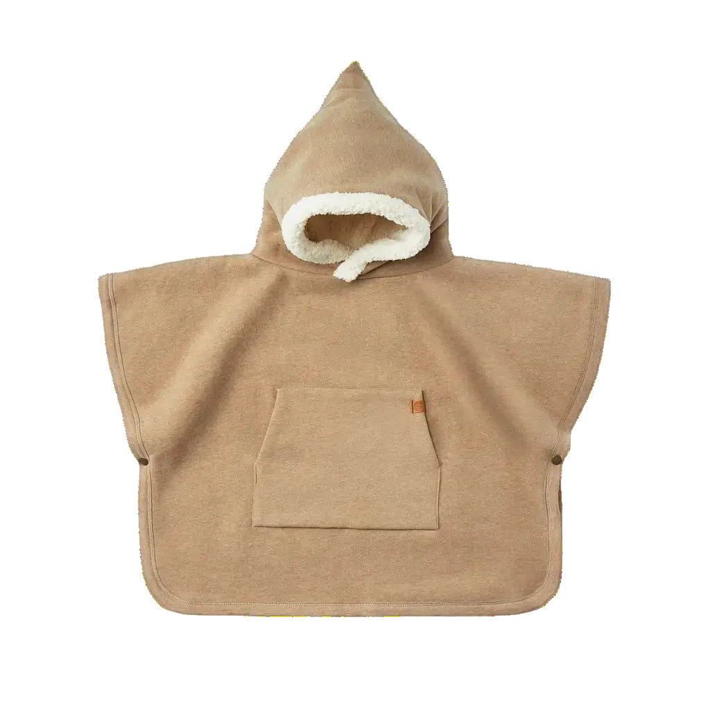 Cloby Teddy Poncho Brown