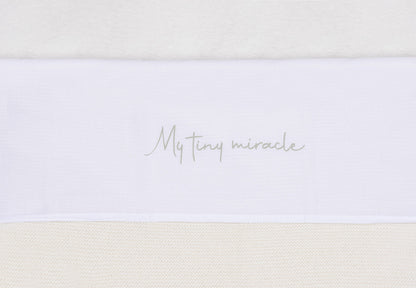 Jollein Laken voor wieg of park My Tiny Miracle Olive Green