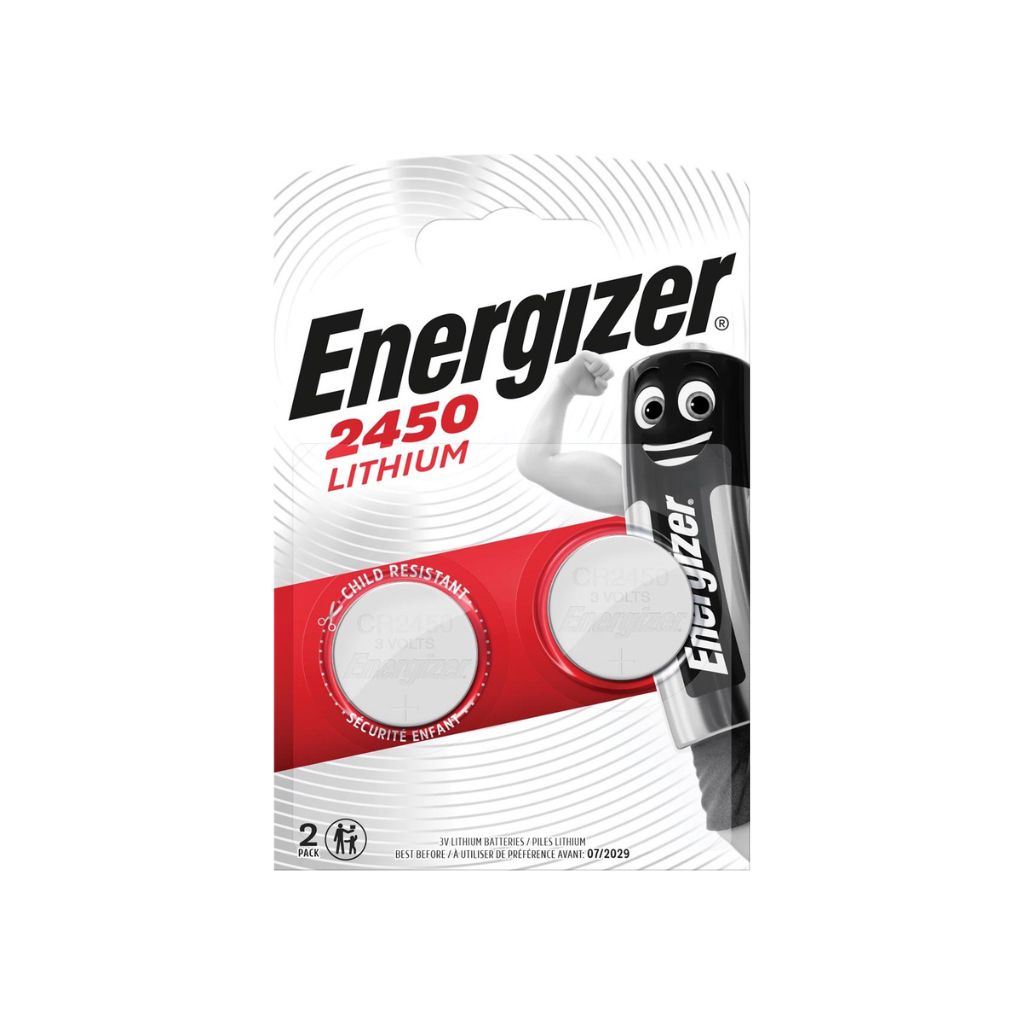 Energizer Batterijen Lithium CR2450 3V – 2 stuks