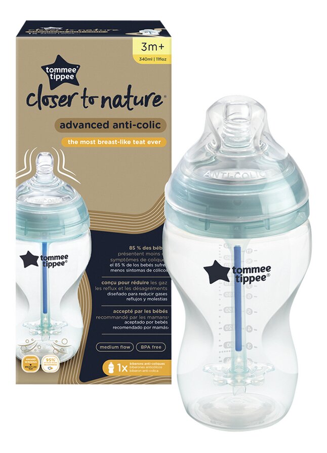 Tommee Tippee Antikoliekzuigfles Advanced groen 340 ml