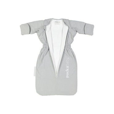 Puckababy Sac de couchage d'été Newborn Stripes TOG 0,5 Grey 70 cm