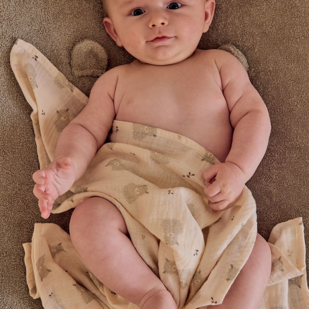 Noukie's Drap Fluffy & Orso 100 x 100 cm - 2 pièces