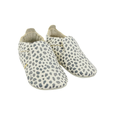 Bobux Chaussons Soft Soles Dalmation Vanilla écru 3-9 M