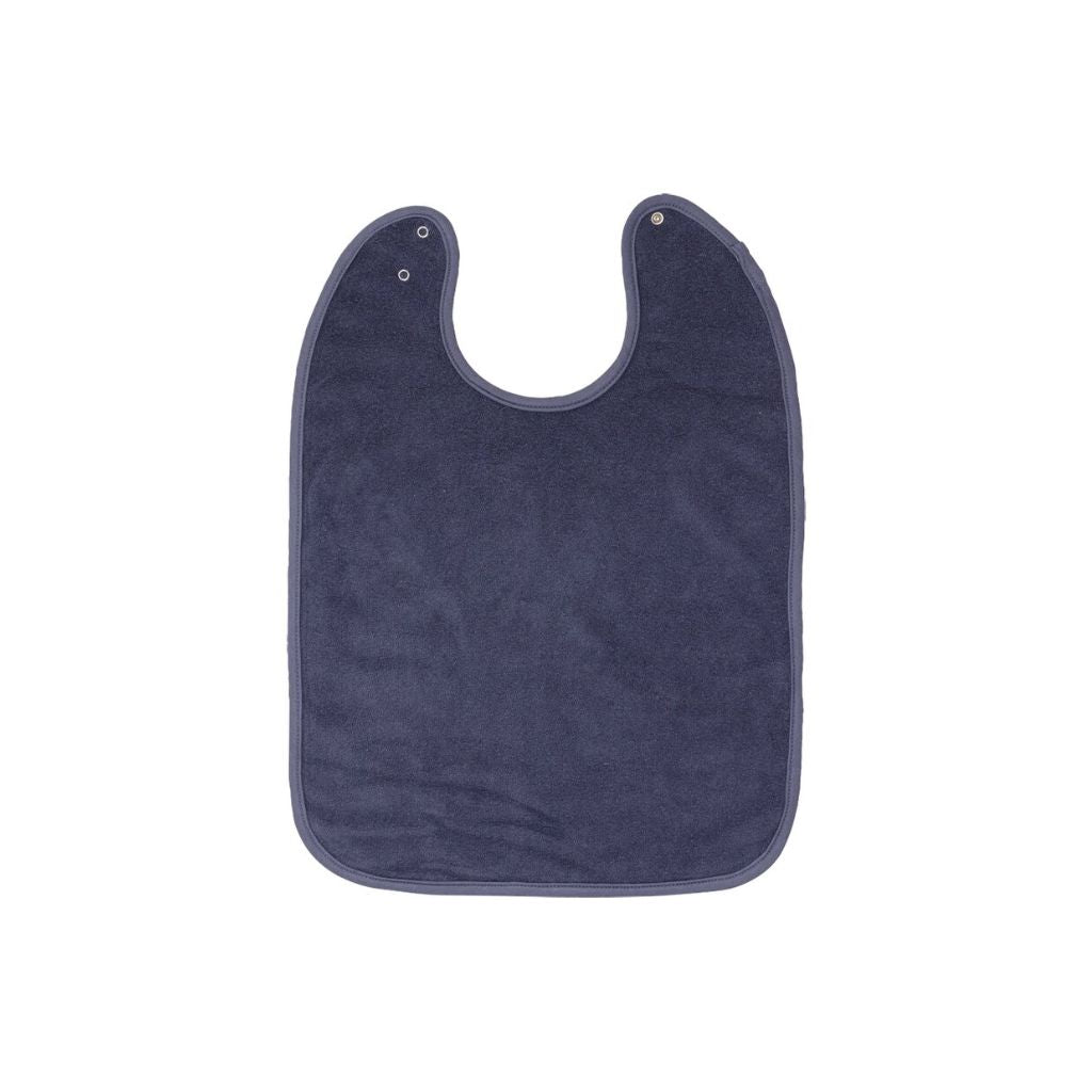 Dreambee Bavoir Essentials XL à Pression Gris-Bleu Foncé