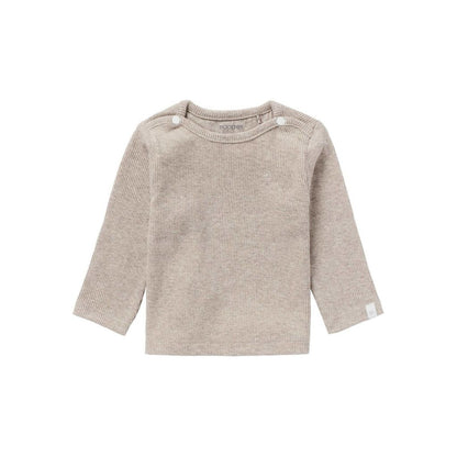 Noppies T-shirt à longues manches Rib Natal Taupe Grey