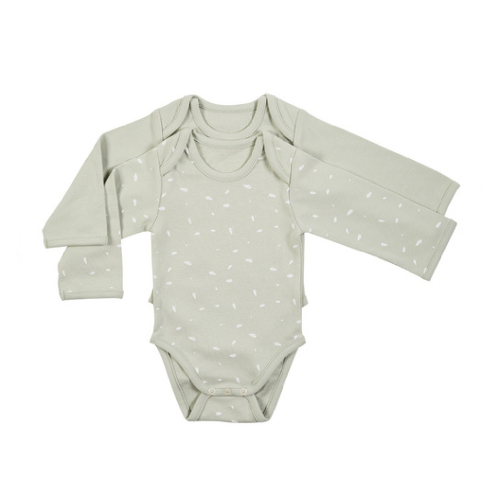 Dreambee Body à manches longues Essentials vert - 2 pièces