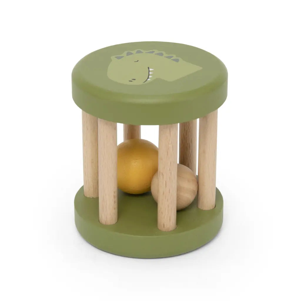 Trixie Baby Hochet roulant Mr. Dino vert