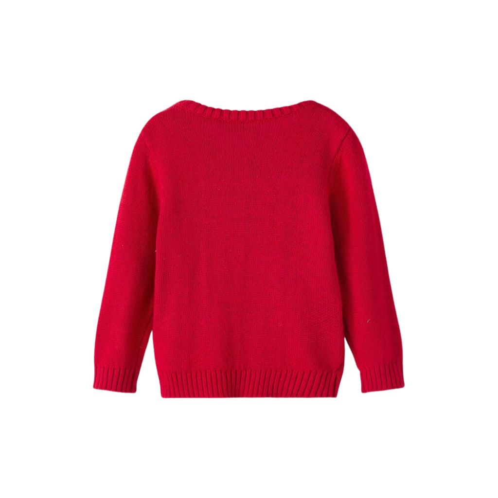 Pull gebreid, m68, Jester Red, girl