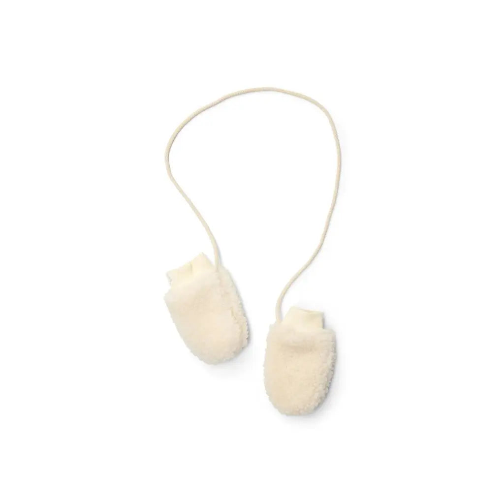 Little Dutch Gants Teddy Blanc 0-3 M