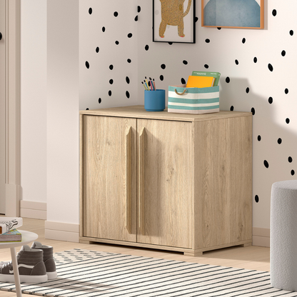 JAXX Commode 2 portes Sam pour lit mi-hauteur Oak