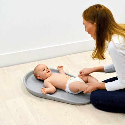 Shnuggle Matelas à langer Squishy gris