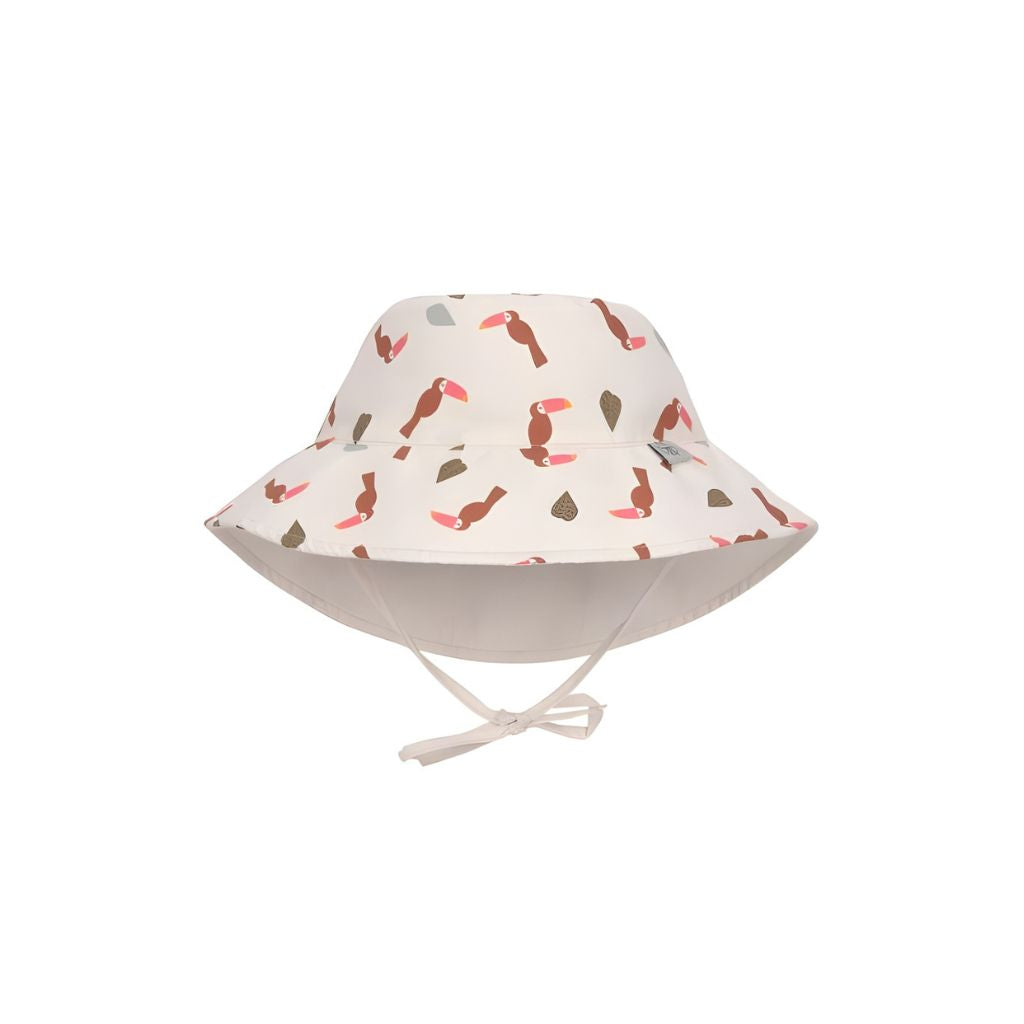Zonnehoedje, Bucket Hat Toucan Offwhite, 3-6 maand, maat 43/45