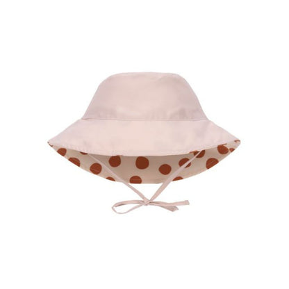 Zonnehoedje, Bucket Hat Dots Powder Pink, 3-6 maand, maat 43/45