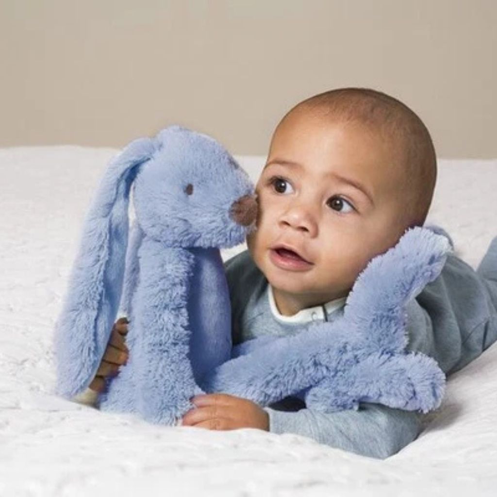 Happy Horse Peluche Lapin Richie bleu 38 cm