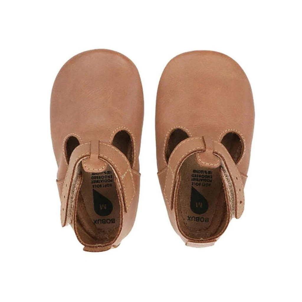 Bobux Chaussons Soft Soles Jack & Jill Caramel