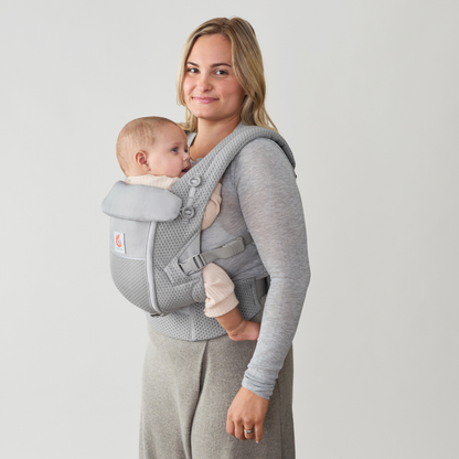 ERGObaby Porte-bébé combiné Adapt SoftFlex Mesh Pearl Grey