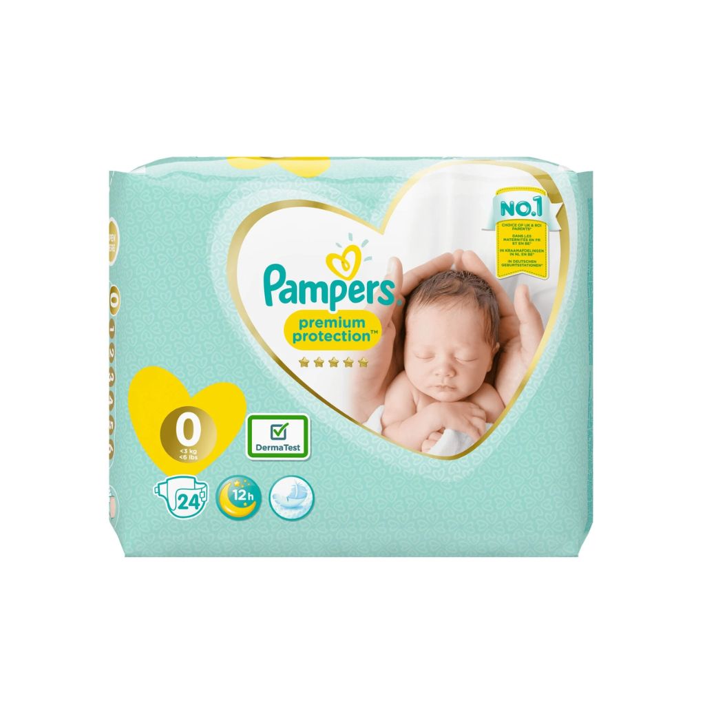 Pampers wegwerpluiers, New Baby, Micro, carry-pack, per 24