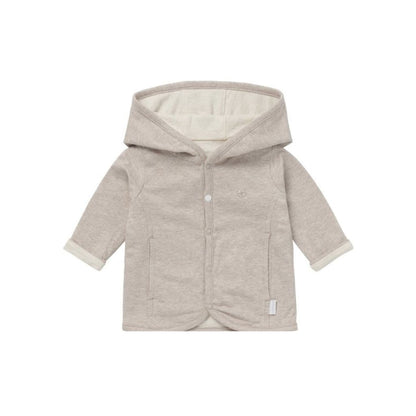 Noppies Baby Jas omkeerbaar, Bonny, m 68, Taupe Melange, noppies uniseks