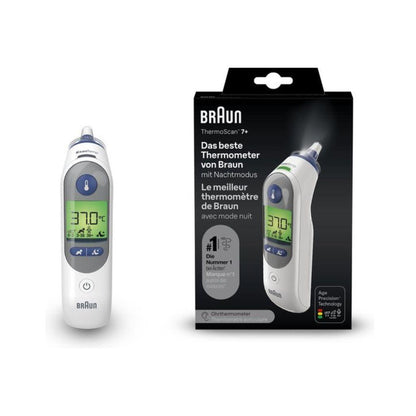Braun Infrarood koortsthermometer ThermoScan 7+ met Age Precision