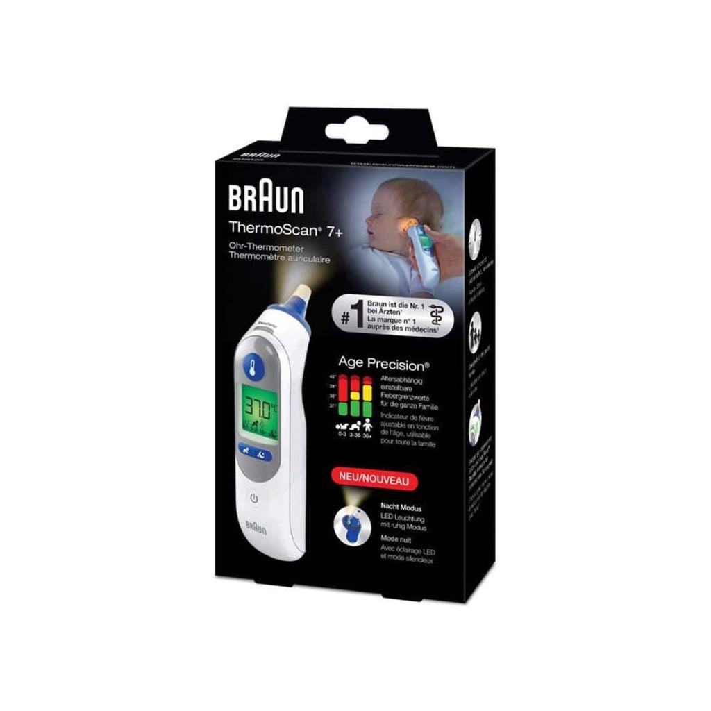 Braun Infrarood koortsthermometer ThermoScan 7+ met Age Precision