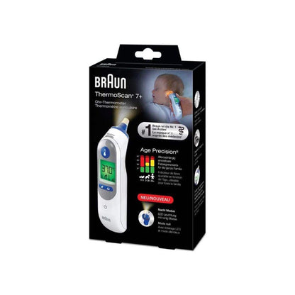 Braun Infrarood koortsthermometer ThermoScan 7+ met Age Precision