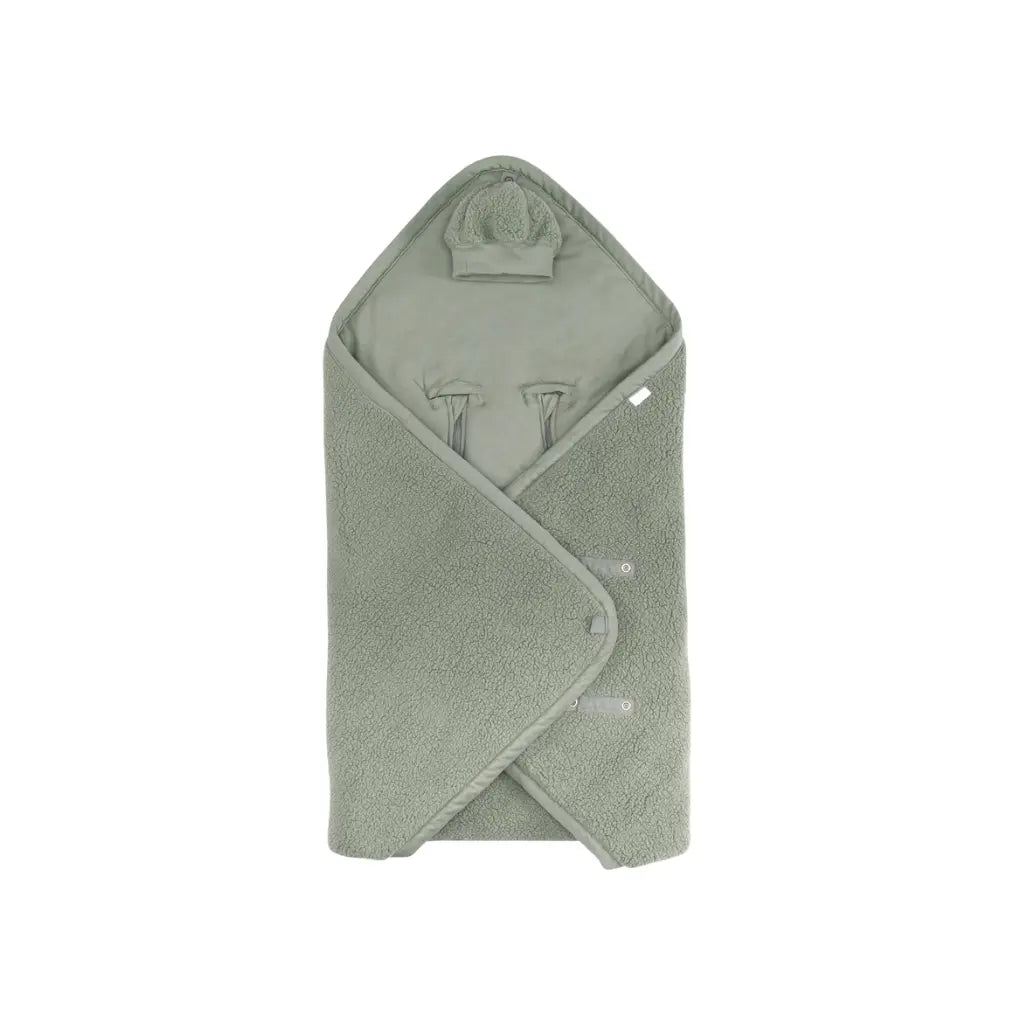 Bemini Couverture enveloppante Biside Teddy Kaki