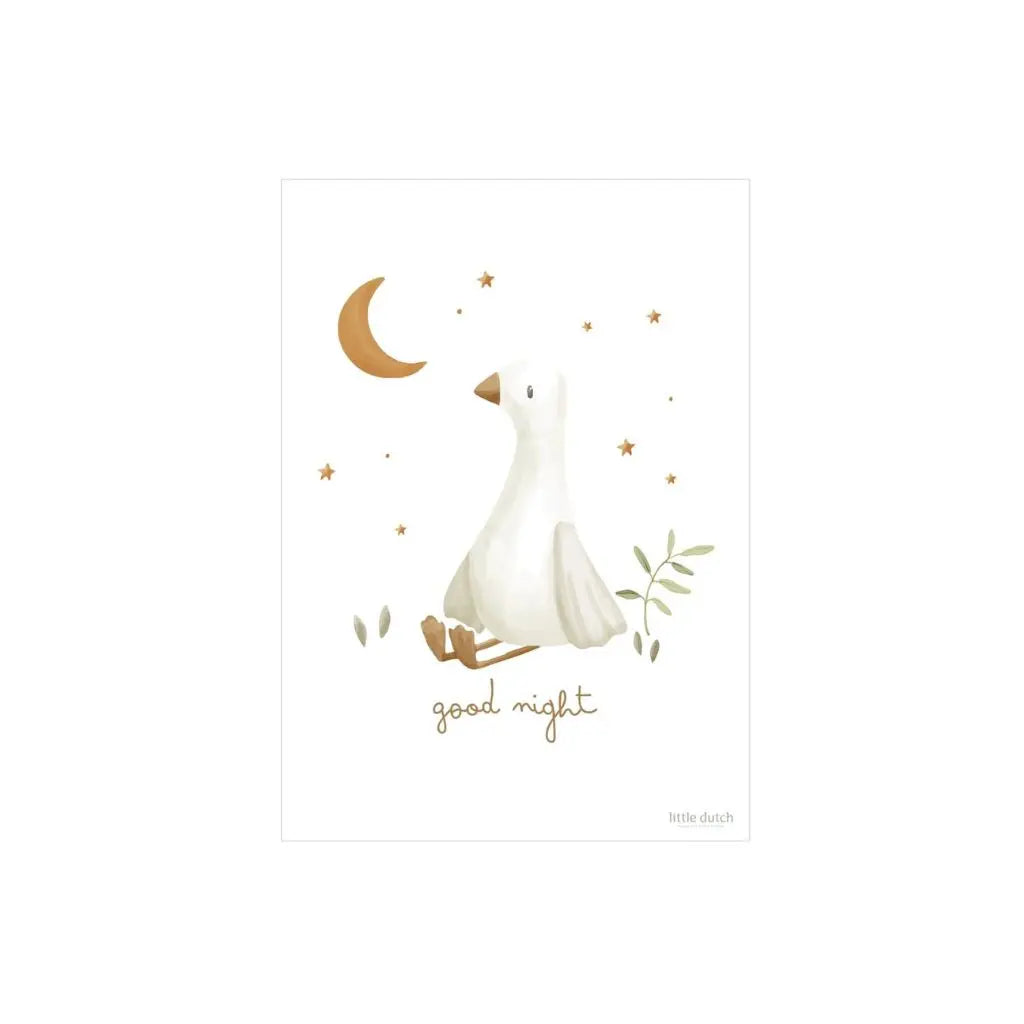 Little Dutch Affiche A3 Little Goose