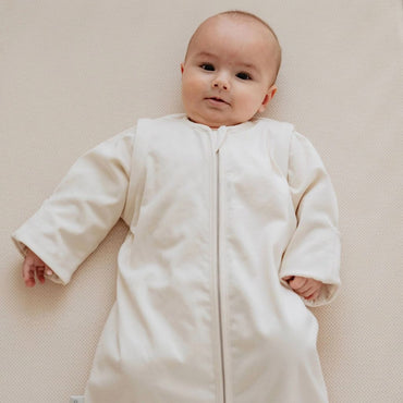 Puckababy Sac de couchage d'été The Bag Newborn Cotton Pure TOG 0,5 Off White 70 cm