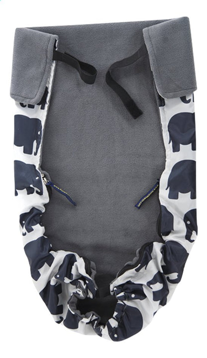 Bundle Bean Couverture multifonction grey elephants
