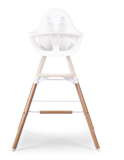 Childhome Evolu Extra Set Lange Poten + Voetsteun Hout/Wit