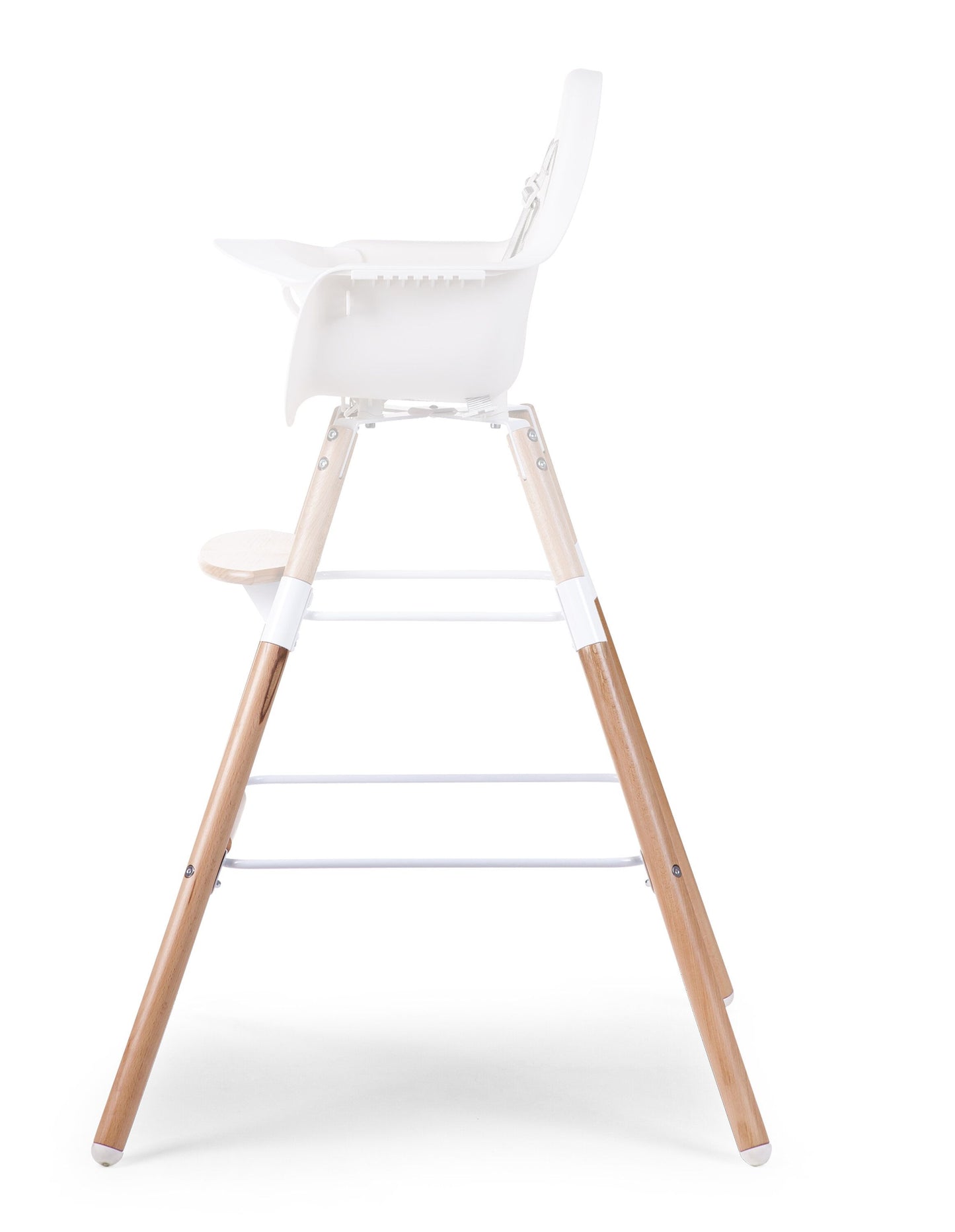 Childhome Evolu Extra Set Lange Poten + Voetsteun Hout/Wit