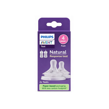 Philips AVENT Tétine Natural Response débit rapide - 2 pièces