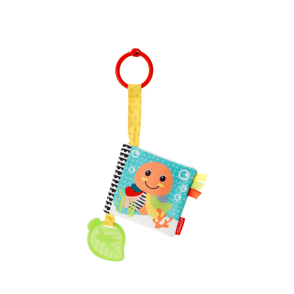Infantino Crinkle Book Link & Squeak Animal
