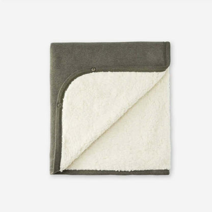 Cloby Couverture pour berceau, parc ou siège-auto multifunctionnel Teddy Forest Green