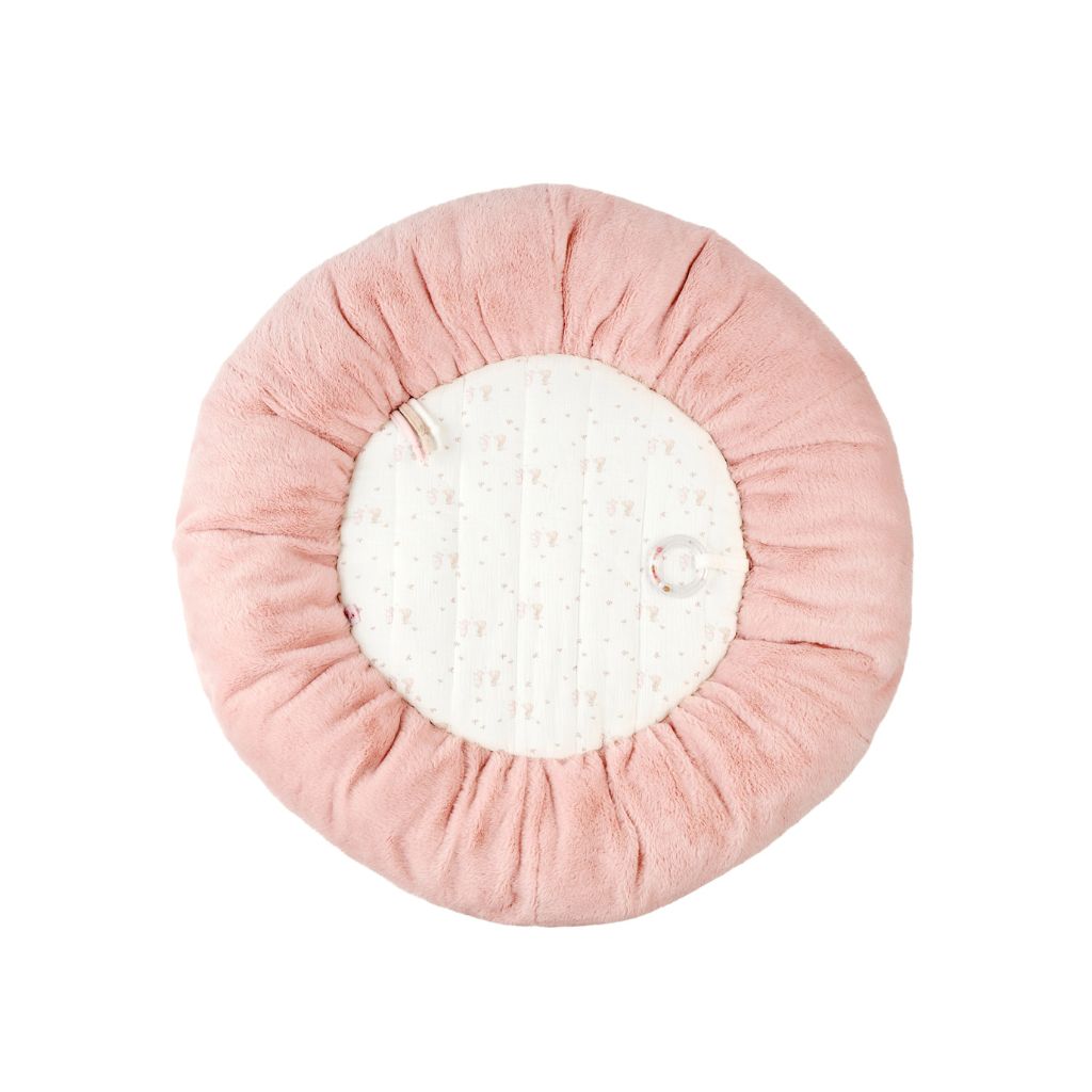 Nattou Speeltapijtpoef met bogen roze