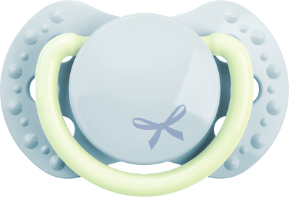 Difrax Sucette + 0 mois LOVI Dynamic Newborn Baby Shower Blue - 2 pièces