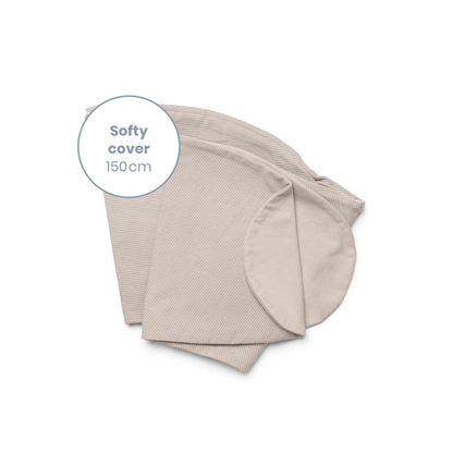 Doomoo Housse pour coussin d’allaitement Softy Corduroy Sand