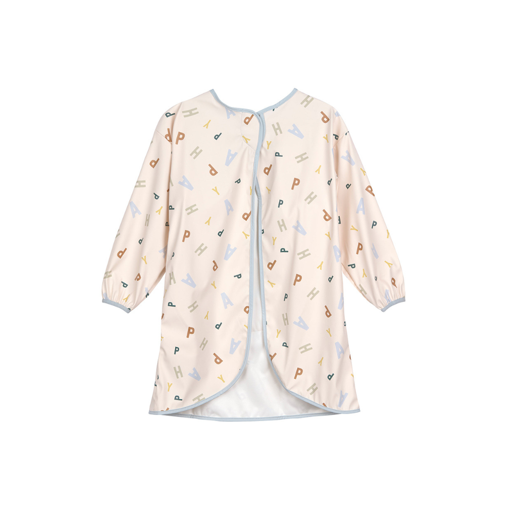 Lässig Bavoir à longues manches Happy Fruits Light blue