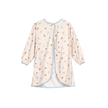 Lässig Bavoir à longues manches Happy Fruits Light blue
