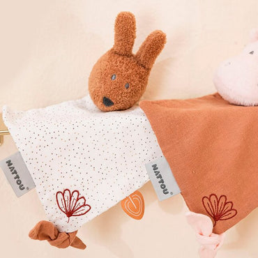 Nattou Doudou Susie & Bonnie - Bonnie rouille 2 cm