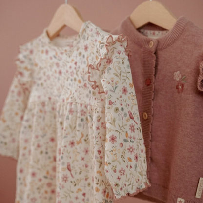 Little Dutch Robe à manches longues Fairy Garden rose